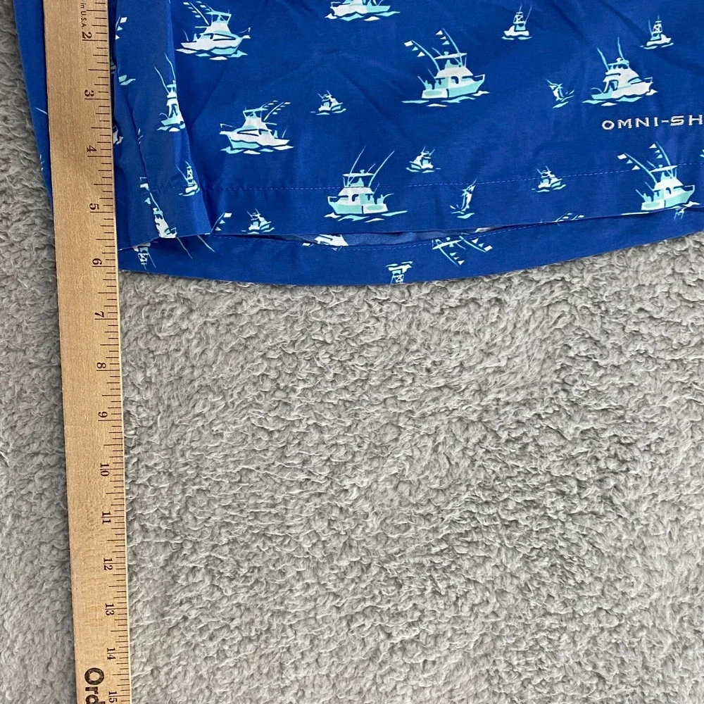 Columbia PFG Swim Trunks Mens Large Fish‎ Mesh Lined Beach Fishing Boat